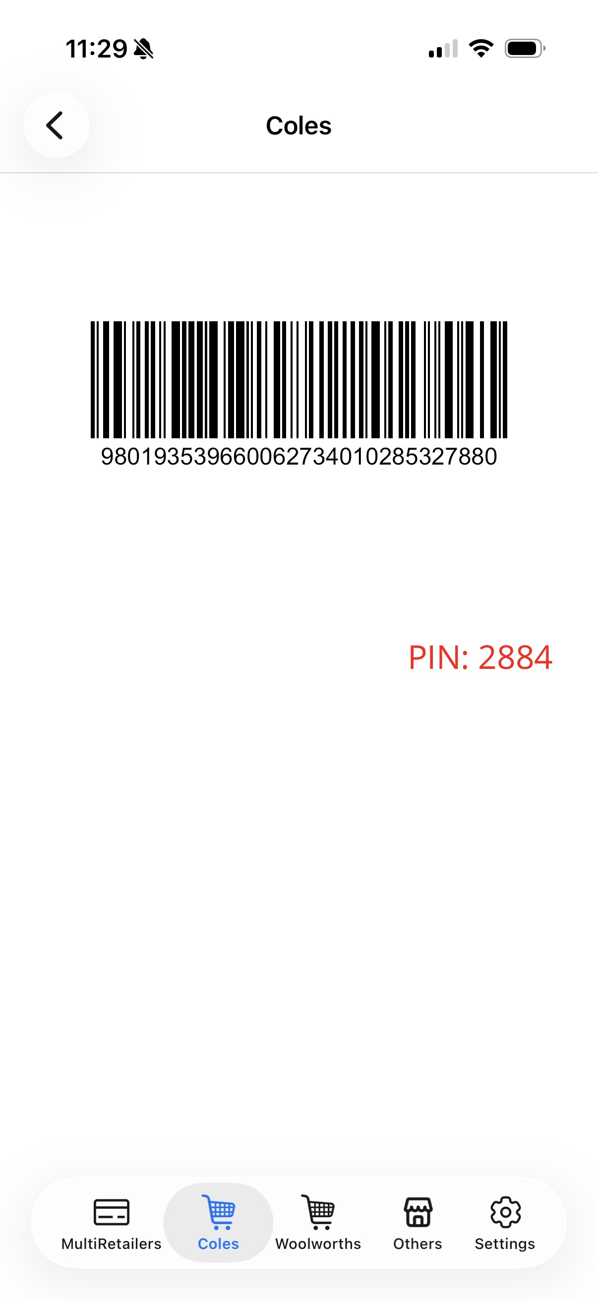 TCheckr Barcode Camera Scan Screen